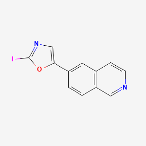 6-(2-Iodo-5-oxazolyl)isoquinoline