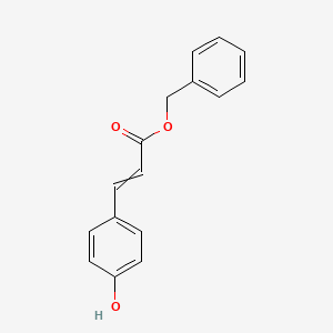 molecular formula C16H14O3 B8316497 3-(4-Hydroxy-phenyl)-acrylic acid benzyl ester CAS No. 27727-38-4