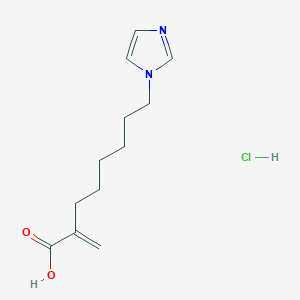 molecular formula C12H19ClN2O2 B8316517 1-(7-Carboxy-7-octenyl)imidazole hydrochloride 