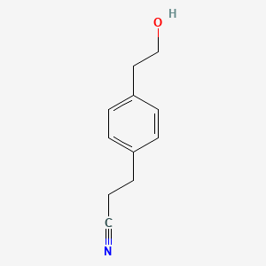 3-[4-(2-Hydroxyethyl)phenyl]propionitrile