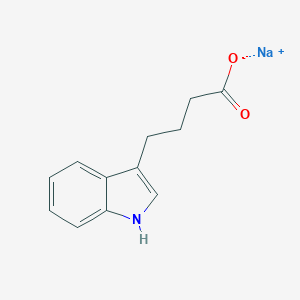 molecular formula C12H12NNaO2 B083166 4-(1H-吲哚-3-基)丁酸钠 CAS No. 10265-70-0