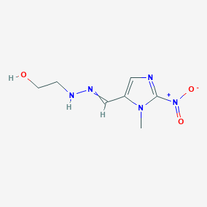 1-Methyl-2-nitro-5-imidazolecarboxaldehyde-2-hydroxyethylhydrazone