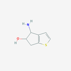 4-amino-5,6-dihydro-4H-cyclopenta[b]thiophen-5-ol