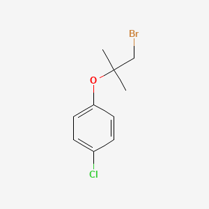 molecular formula C10H12BrClO B8316634 1-(2-Bromo-1,1-dimethylethoxy)-4-chlorobenzene 