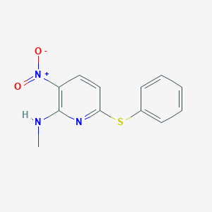 2-Methylamino-3-nitro-6-phenylthiopyridine