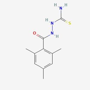 molecular formula C11H15N3OS B8316740 2,4,6-Trimethyl benzoyl thiosemicarbazide 