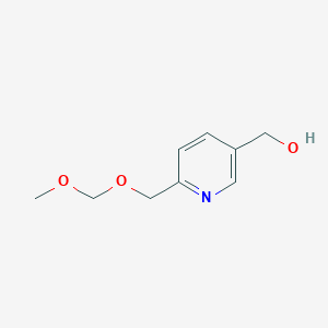 (6-Methoxymethoxymethylpyridin-3-yl)methanol