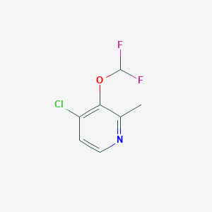 Pyridine, 4-chloro-3-(difluoromethoxy)-2-methyl-