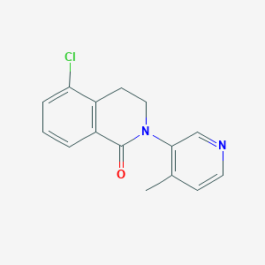 5-Chloro-2-(4-methyl-pyridin-3-yl)-3,4-dihydro-2H-isoquinolin-1-one