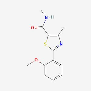 5-Thiazolecarboxamide, N,4-dimethyl-2-(2-methoxyphenyl)-