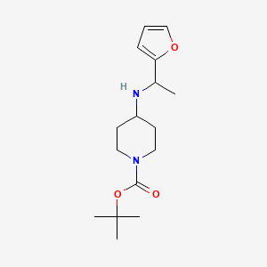 tert-Butyl 4-((1-(furan-2-yl)ethyl)amino)piperidine-1-carboxylate
