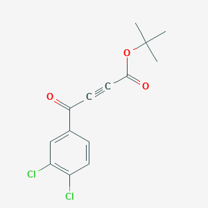 molecular formula C14H12Cl2O3 B8316981 tert-Butyl 4-(3,4-dichlorophenyl)-4-oxobut-2-ynoate 