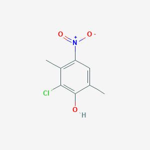 molecular formula C8H8ClNO3 B8316999 2,5-Dimethyl-6-chloro-4-nitrophenol 