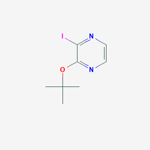 molecular formula C8H11IN2O B8317011 2-t-Butoxy-3-iodopyrazine 