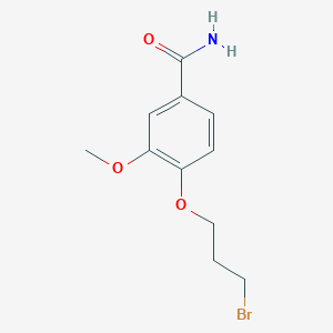 4-(3-Bromopropoxy)3-methoxybenzamide