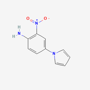 2-Nitro-4-pyrrol-1-yl-phenylamine