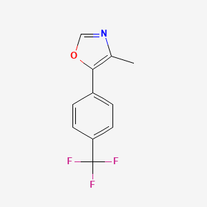 4-Methyl-5-[4-(trifluoromethyl)phenyl]-1,3-oxazole