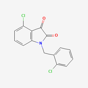 4-Chloro-1-(2-chloro-benzyl)-1H-indole-2,3-dione