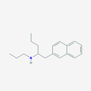 molecular formula C18H25N B8317161 1-(2-Naphthyl)-2-propylaminopentane 