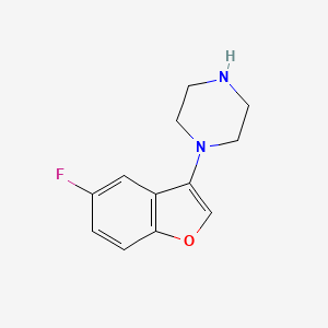 5-Fluoro-3-piperazino benzofuran