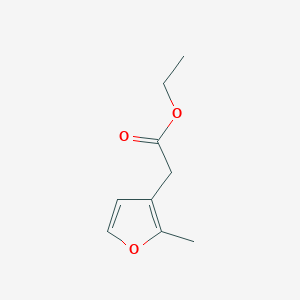 molecular formula C9H12O3 B8317226 (2-Methyl-furan-3-yl)-acetic acid ethyl ester 