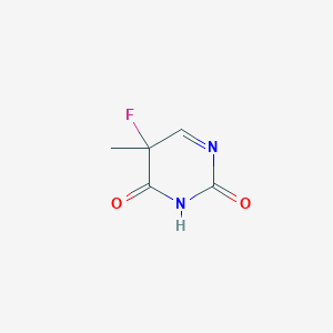 molecular formula C5H5FN2O2 B8317349 5-Fluoro-5-methyluracil 