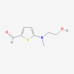 5-((2-Hydroxyethyl)(methyl)amino)thiophene-2-carbaldehyde