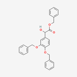 molecular formula C29H26O5 B8317379 Benzyl 3,4-dibenzyloxymandelate 