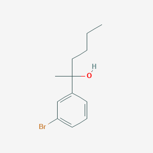 2-(3-Bromophenyl)hexan-2-ol