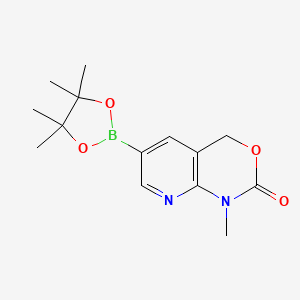 1-Methyl-6-(4,4,5,5-tetramethyl-1,3,2-dioxaborolan-2-yl)-1,4-dihydro-2H-pyrido[2,3-d][1,3]oxazin-2-one