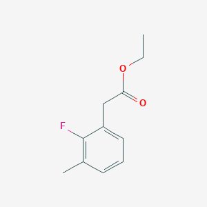 molecular formula C11H13FO2 B8317463 Ethyl (2-fluoro-3-methylphenyl)acetate 