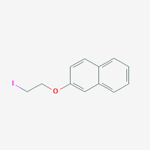 molecular formula C12H11IO B8317474 2-(2-Iodoethoxy)naphthalene 