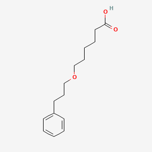 molecular formula C15H22O3 B8317495 6-(3-Phenyl-propoxy)-hexanoic acid 