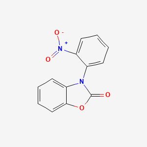 molecular formula C13H8N2O4 B8317546 N-(2-nitrophenyl)-2-benzoxazolinone 