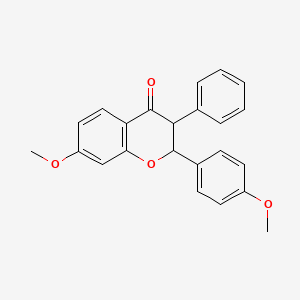 molecular formula C23H20O4 B8317555 Chromanone 2 