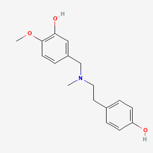 molecular formula C17H21NO3 B8317574 4'-O,N-dimethylnorbelladine 