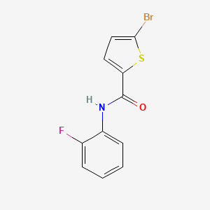 (5-bromo(2-thienyl))-N-(2-fluorophenyl)carboxamide