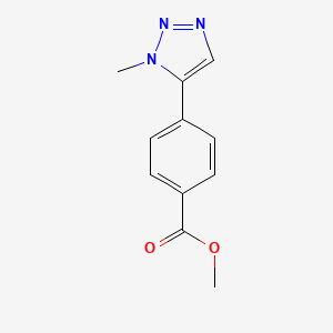 methyl 4-(1-methyl-1H-1,2,3-triazol-5-yl)benzoate