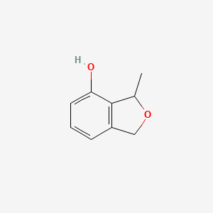 molecular formula C9H10O2 B8317611 3-Methyl-1,3-dihydro-2-benzofuran-4-ol 