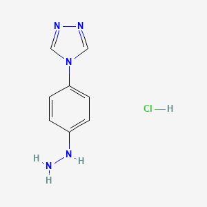 4-(4-Hydrazinylphenyl)-4H-1,2,4-triazole hydrochloride