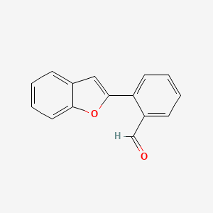 molecular formula C15H10O2 B8317717 2-Benzofuranylphenyl-methanone 