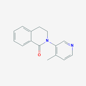 2-(4-Methyl-pyridin-3-yl)-3,4-dihydro-2H-isoquinolin-1-one