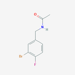 molecular formula C9H9BrFNO B8317812 N-(3-bromo-4-fluorobenzyl)acetamide 