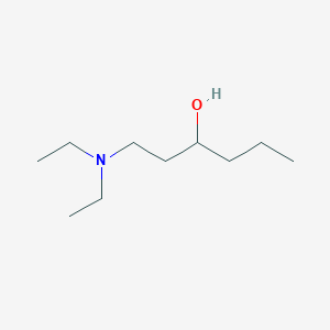molecular formula C10H23NO B8317856 1-(Diethylamino)-3-hexanol 