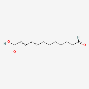 molecular formula C12H18O3 B8317857 12-Oxododecadienoic acid 