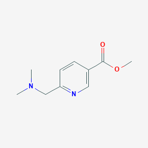 molecular formula C10H14N2O2 B8317885 Methyl 6-(dimethylamino)methylnicotinate 