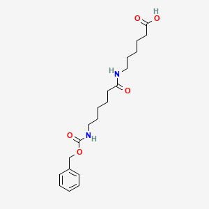 molecular formula C20H30N2O5 B8317961 6-(6-{[(Benzyloxy)carbonyl]amino}hexanamido)hexanoic acid 