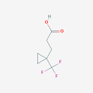 3-(1-(Trifluoromethyl)cyclopropyl)propanoic acid