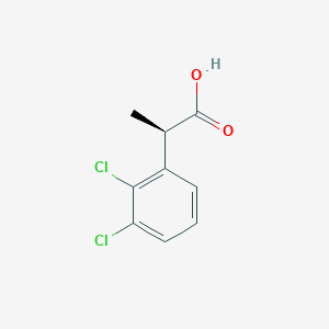 molecular formula C9H8Cl2O2 B8317987 (R)-2-(2,3-dichlorophenyl) propanoic acid 