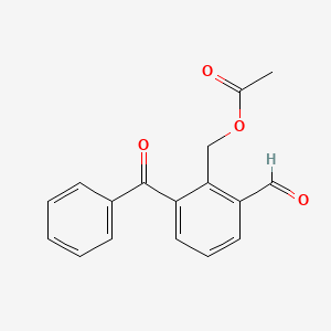 2-Acetoxymethyl-3-benzoyl benzaldehyde